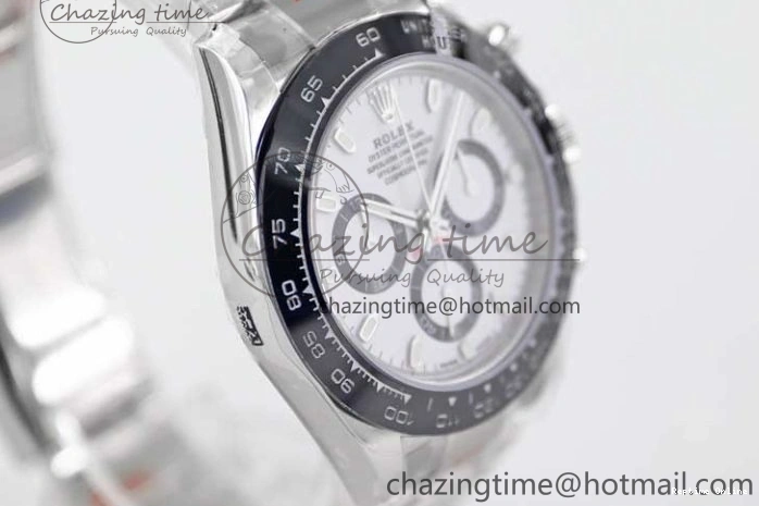 0120 ModernLook Daytona 116500 SS TWF 1:1 Best Edition 904L Steel White Dial on SS Bracelet A 2408
